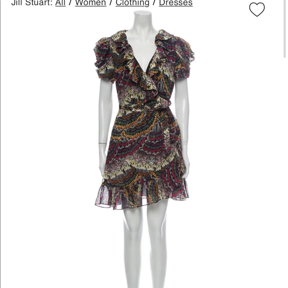 Jill Stuart printed dress M EUC